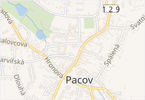 Starý dvůr v obci Pacov - mapa ulice