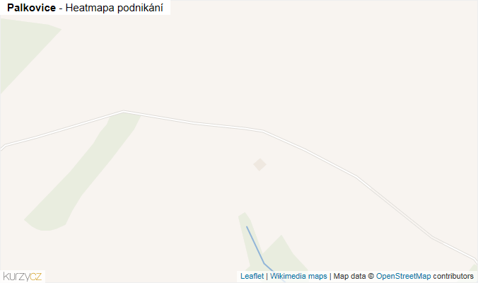 Mapa Palkovice - Firmy v obci.