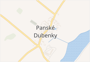 Panské Dubenky v obci Panské Dubenky - mapa části obce