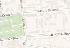 Artura Krause v obci Pardubice - mapa ulice