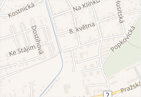 Březová v obci Pardubice - mapa ulice