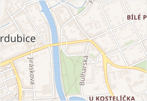 Bubeníkova v obci Pardubice - mapa ulice