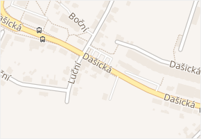Dašická v obci Pardubice - mapa ulice