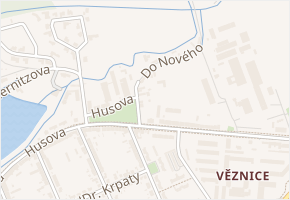 Do Nového v obci Pardubice - mapa ulice