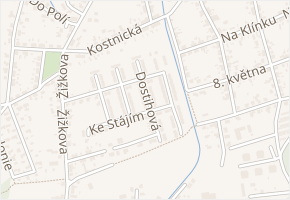 Dostihová v obci Pardubice - mapa ulice
