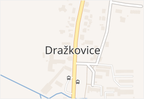 Dražkovice v obci Pardubice - mapa části obce