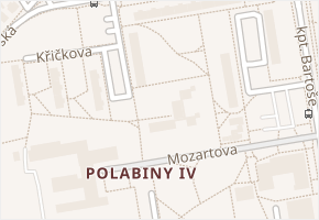 Grusova v obci Pardubice - mapa ulice
