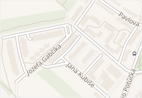 Josefa Bublíka v obci Pardubice - mapa ulice