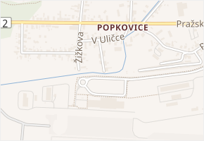 Ke Splávku v obci Pardubice - mapa ulice