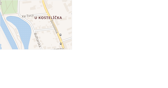 Ke Tvrzi v obci Pardubice - mapa ulice