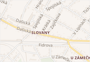 Krátká v obci Pardubice - mapa ulice