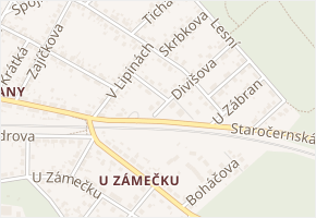Lánská v obci Pardubice - mapa ulice