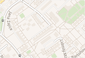 Luďka Matury v obci Pardubice - mapa ulice