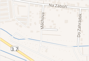 Máchova v obci Pardubice - mapa ulice