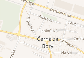 Na Benátkách v obci Pardubice - mapa ulice
