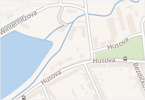Na Haldě v obci Pardubice - mapa ulice