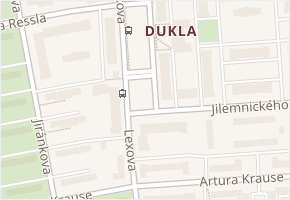 náměstí Dukelských hrdinů v obci Pardubice - mapa ulice