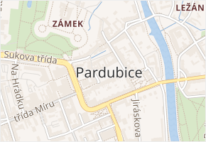 Pod Sklípky v obci Pardubice - mapa ulice