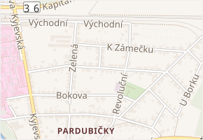 Rosůlkova v obci Pardubice - mapa ulice