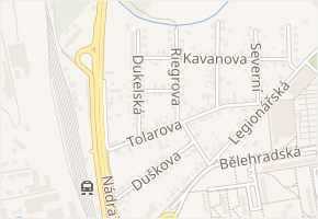 Šafaříkova v obci Pardubice - mapa ulice