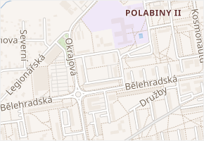 Sluneční v obci Pardubice - mapa ulice