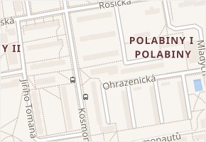 Stavbařů v obci Pardubice - mapa ulice
