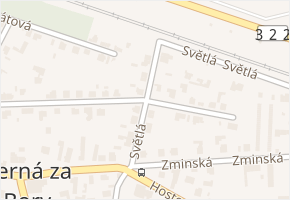 Světlá v obci Pardubice - mapa ulice