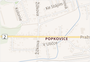 Táborská v obci Pardubice - mapa ulice