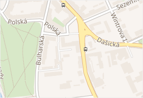U Kostelíčka v obci Pardubice - mapa ulice