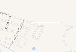 U Štítu v obci Pardubice - mapa ulice