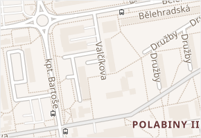 Valčíkova v obci Pardubice - mapa ulice