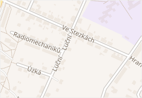 Ve Stezkách v obci Pardubice - mapa ulice