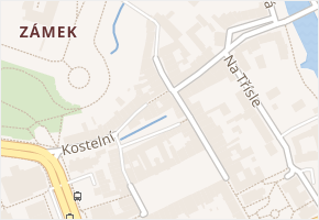 Zámecká v obci Pardubice - mapa ulice