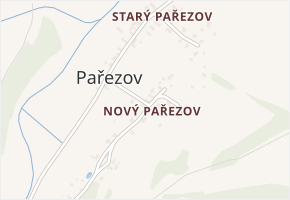 Nový Pařezov v obci Pařezov - mapa části obce