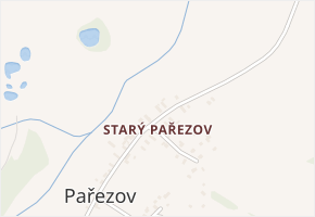 Starý Pařezov v obci Pařezov - mapa části obce
