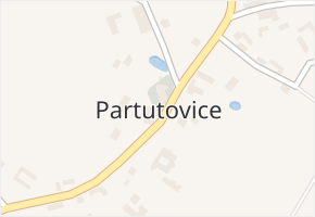 Partutovice v obci Partutovice - mapa části obce