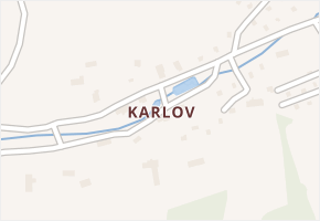 Karlov v obci Paseka - mapa části obce