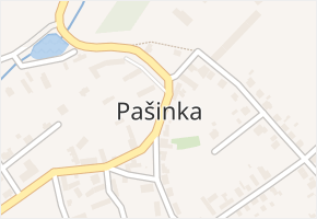 Pašinka v obci Pašinka - mapa části obce