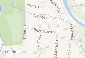 Bezručova v obci Paskov - mapa ulice