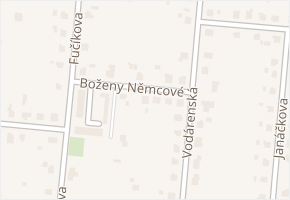 Boženy Němcové v obci Paskov - mapa ulice
