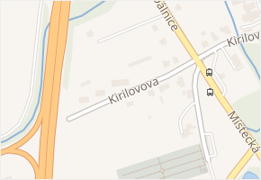 Kirilovova v obci Paskov - mapa ulice