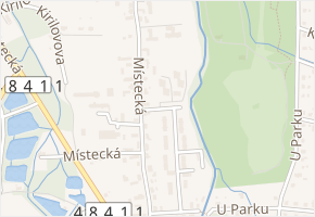 Papírenská v obci Paskov - mapa ulice