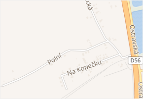 Polní v obci Paskov - mapa ulice