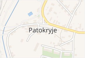 Patokryje v obci Patokryje - mapa části obce