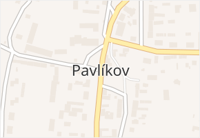 Pavlíkov v obci Pavlíkov - mapa části obce