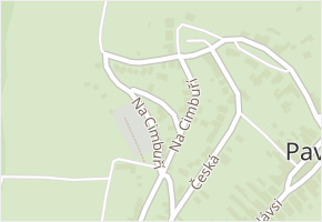 Na Cimbuří v obci Pavlov - mapa ulice