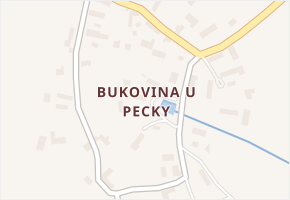 Bukovina u Pecky v obci Pecka - mapa části obce