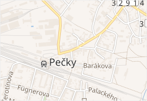 Dlouhá v obci Pečky - mapa ulice