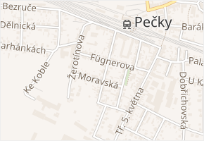 Sokolská v obci Pečky - mapa ulice
