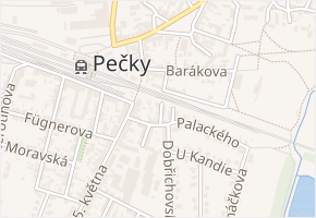 Tylova v obci Pečky - mapa ulice